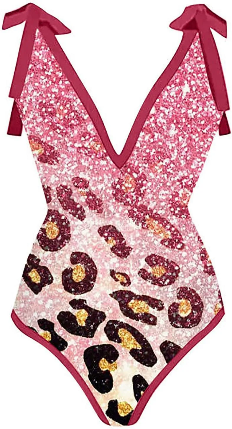 Women One Piece Swimsuit with Coverup Wrap Skirt Floral Print Bikini Set Two Piece Bathing Suit Beach Cover Up Sets
