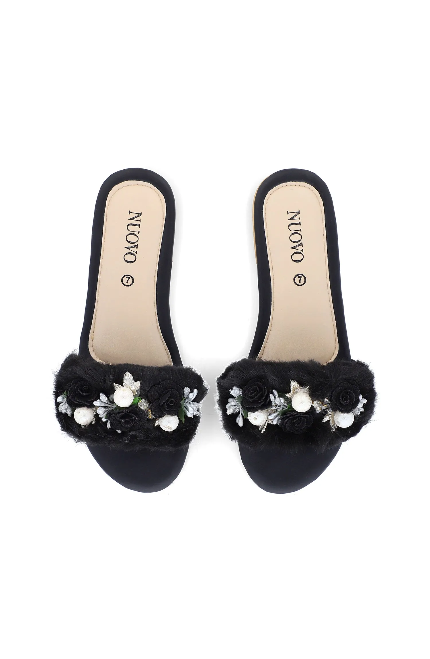 Women Slippers -  BLACK (ORFS-53 BLACK)