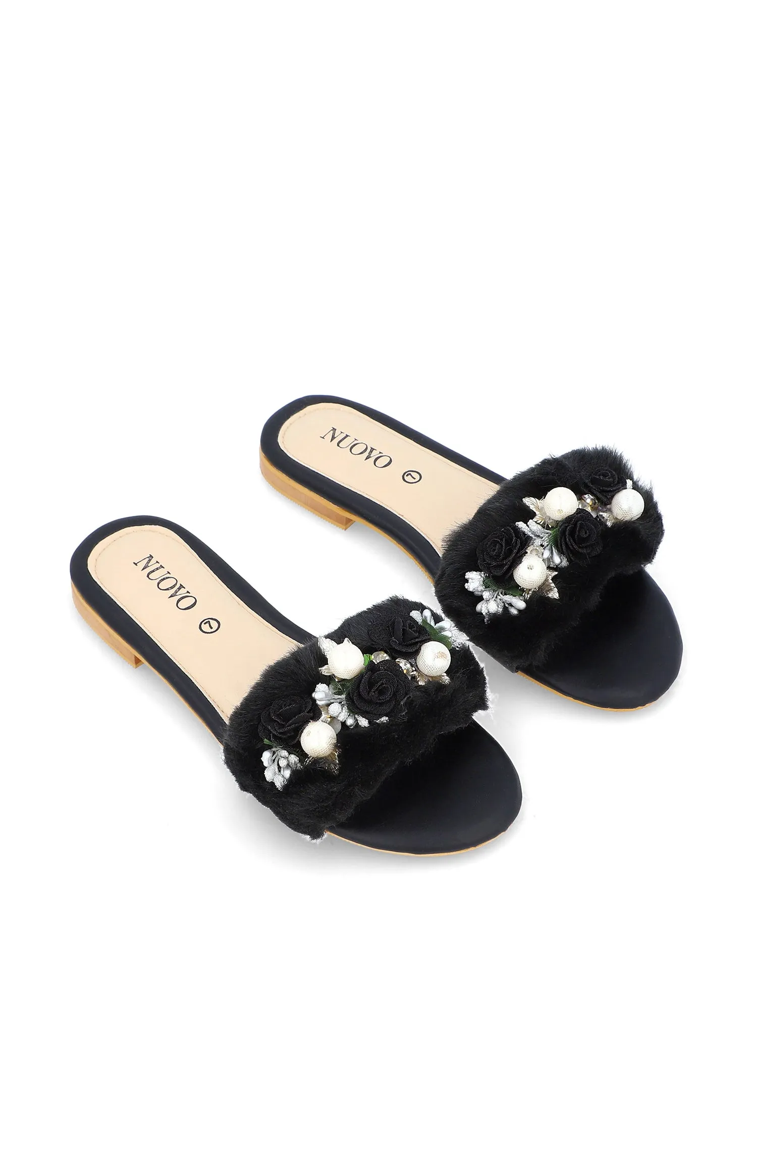 Women Slippers -  BLACK (ORFS-53 BLACK)
