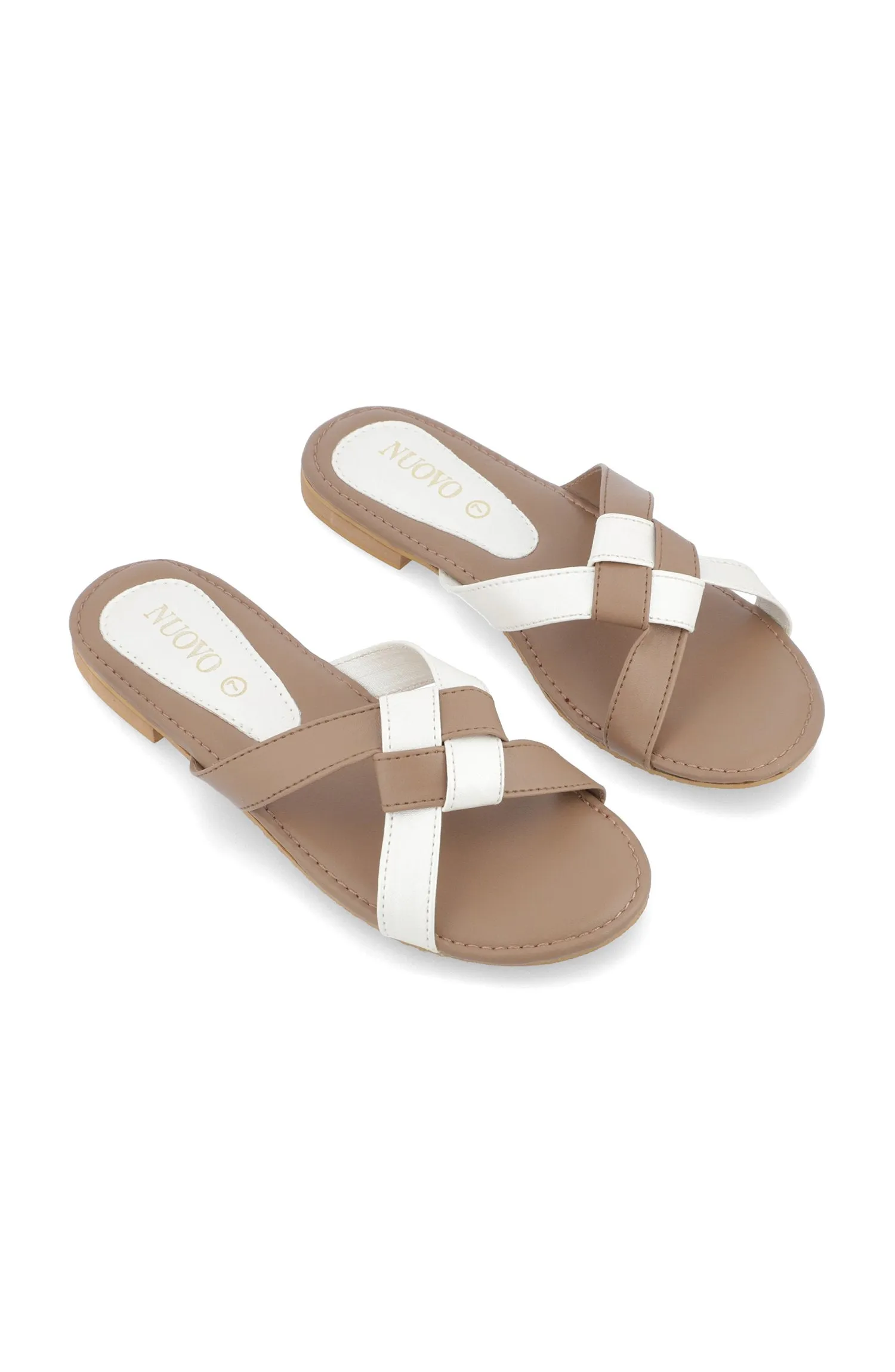 Women Slippers - Brown (ORFS-59 BROWN)