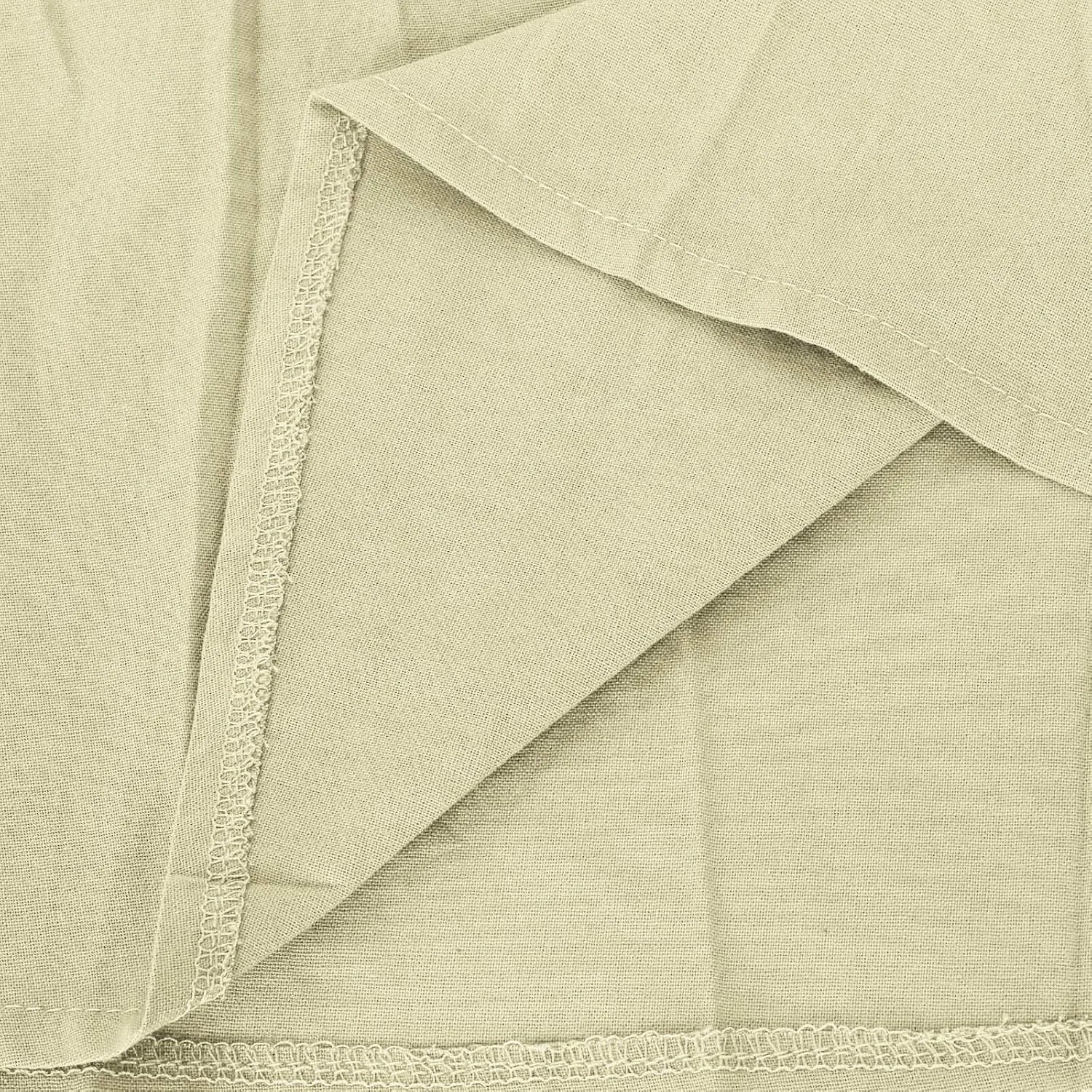 Women's 2025 Plus Size Cotton Linen Dresses Short Sleeve V-Neck Solid Shirt Dress Summer Loose Fit Dress with Pockets