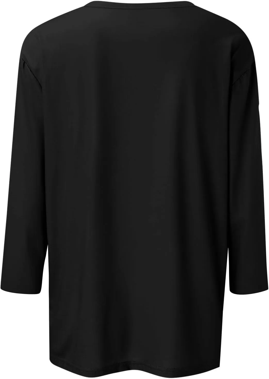 Womens 3/4 Sleeve Tops and Blouses Square Neck Holiday Cute Shirts Dressy Casual Three Quarter Workout Tunic Tops