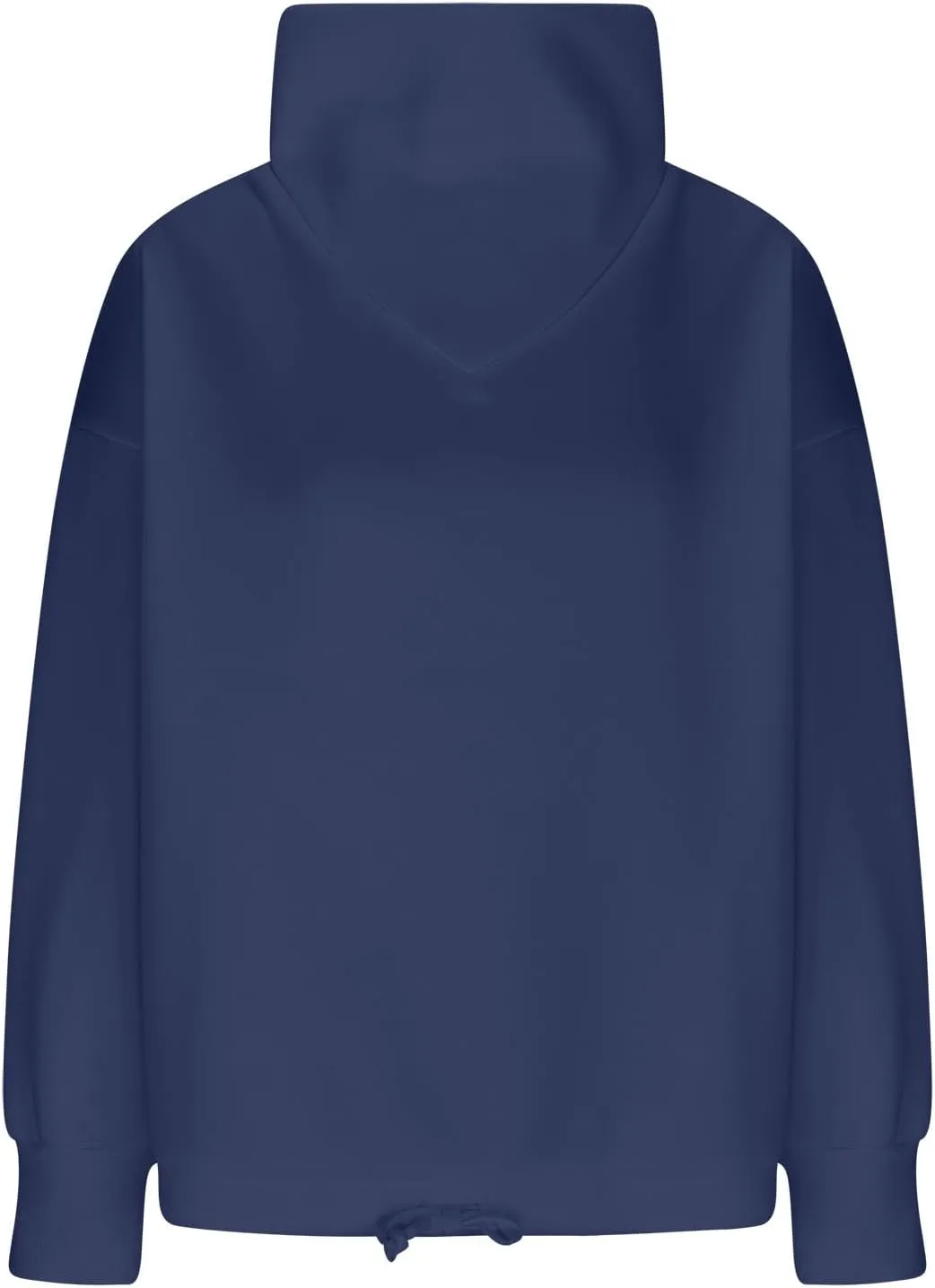 Womens Cowl Neck Sweatshirt Long Sleeve Y2K Hoodies Solid Color Loose Ual Pullover Tops 2024 Fall Winter Clothes