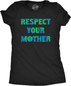Womens Earth Day T Shirt Funny Awesome Environmental Nature Recycling Tee for Ladies