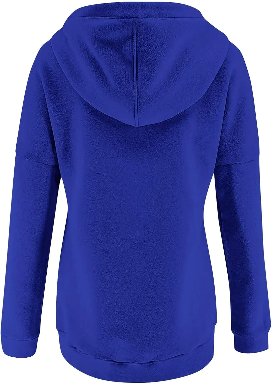 Women's Fashion Hoodies & Sweatshirts Trendy Casual Long Sleeve Hoodies Comfy Loose Solid Sweatshirt with Pockets