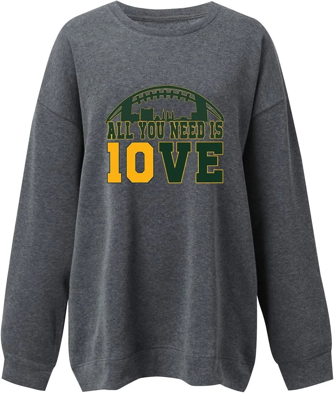 Womens Football Sweatshirt with Bows Game Day Sweatshirt Women Pullover Crewneck Football Season Long Sleeve Tops