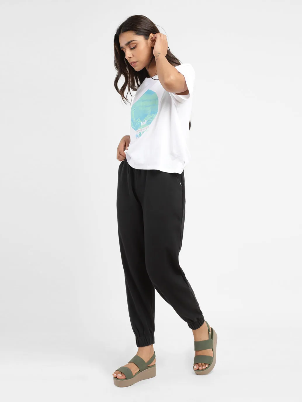 Women's High Rise Loose Fit Joggers