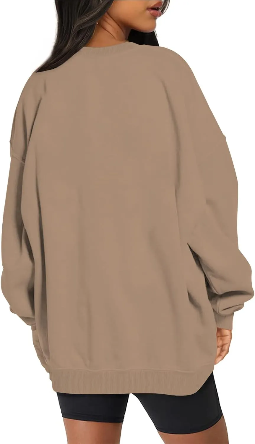 Women's Oversized Sweatshirt Crewneck Long Sleeve Loose Pullover Tops Casual Fall Clothes Fashion Outfits 2024