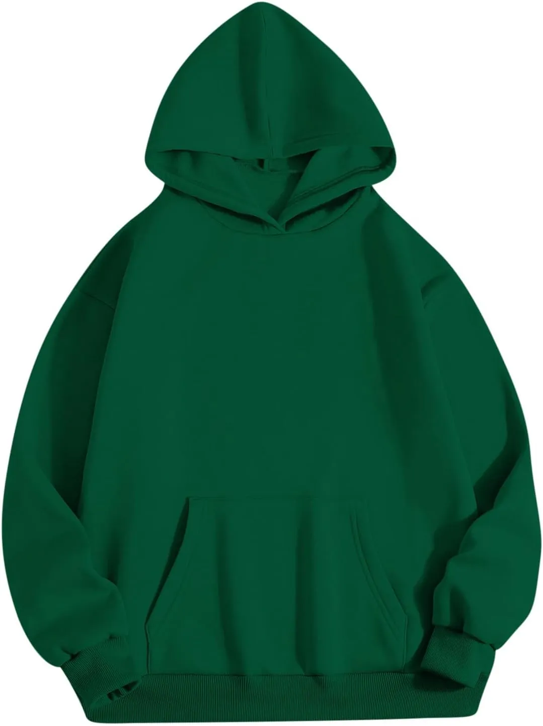 Womens Plain Hoodies Sweatshirts Ladies Fleece Sweaters Long Sleeve Hooded Pullover Tunic Tops Oversized Sweatshirt