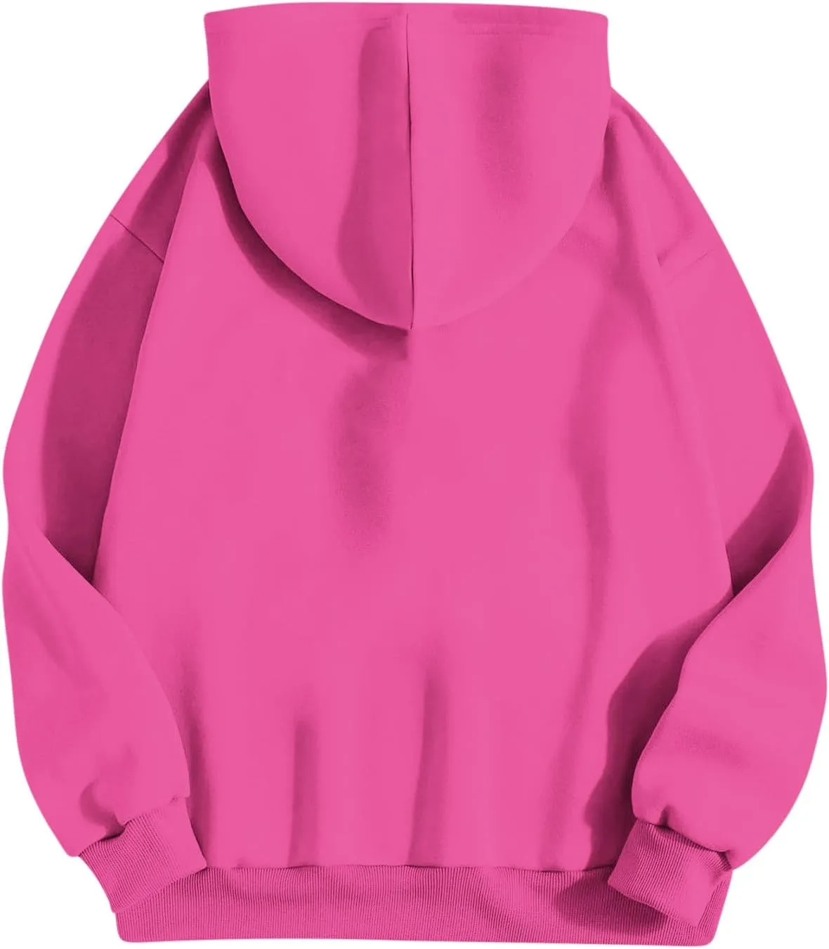 Womens Plain Hoodies Sweatshirts Ladies Fleece Sweaters Long Sleeve Hooded Pullover Tunic Tops Oversized Sweatshirt