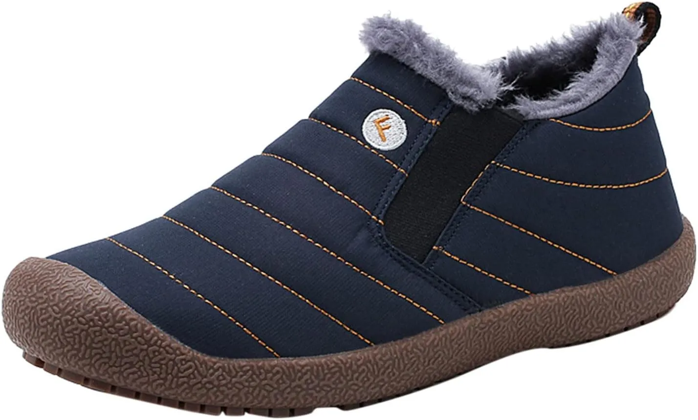 Womens Snow Boots Slip ons Women's Waterproof Winter Snow Boots Women's Black Leather Winter Boots Outdoor Boots Women Warm Botas Para La Nieve Para Mujer