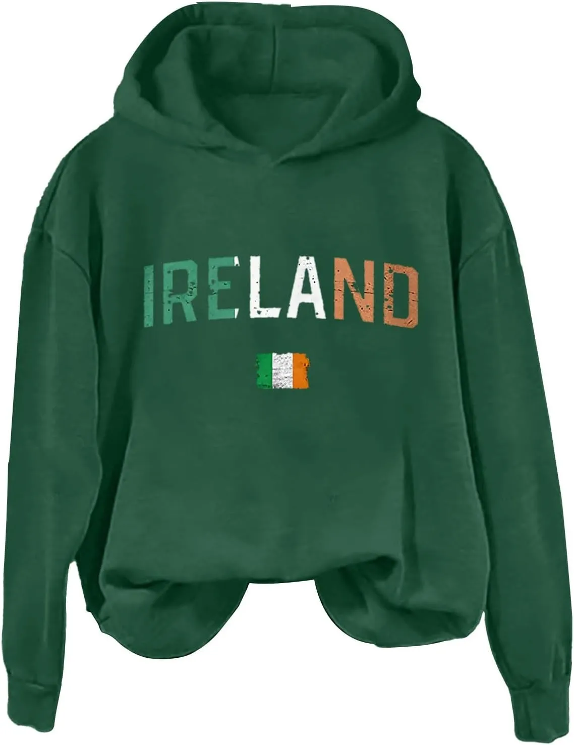 Women's St. Patrick's Day Green Hoodie Valentine's Day Sweatshirts Mardi Gras Long Sleeve Print Shirts 2025