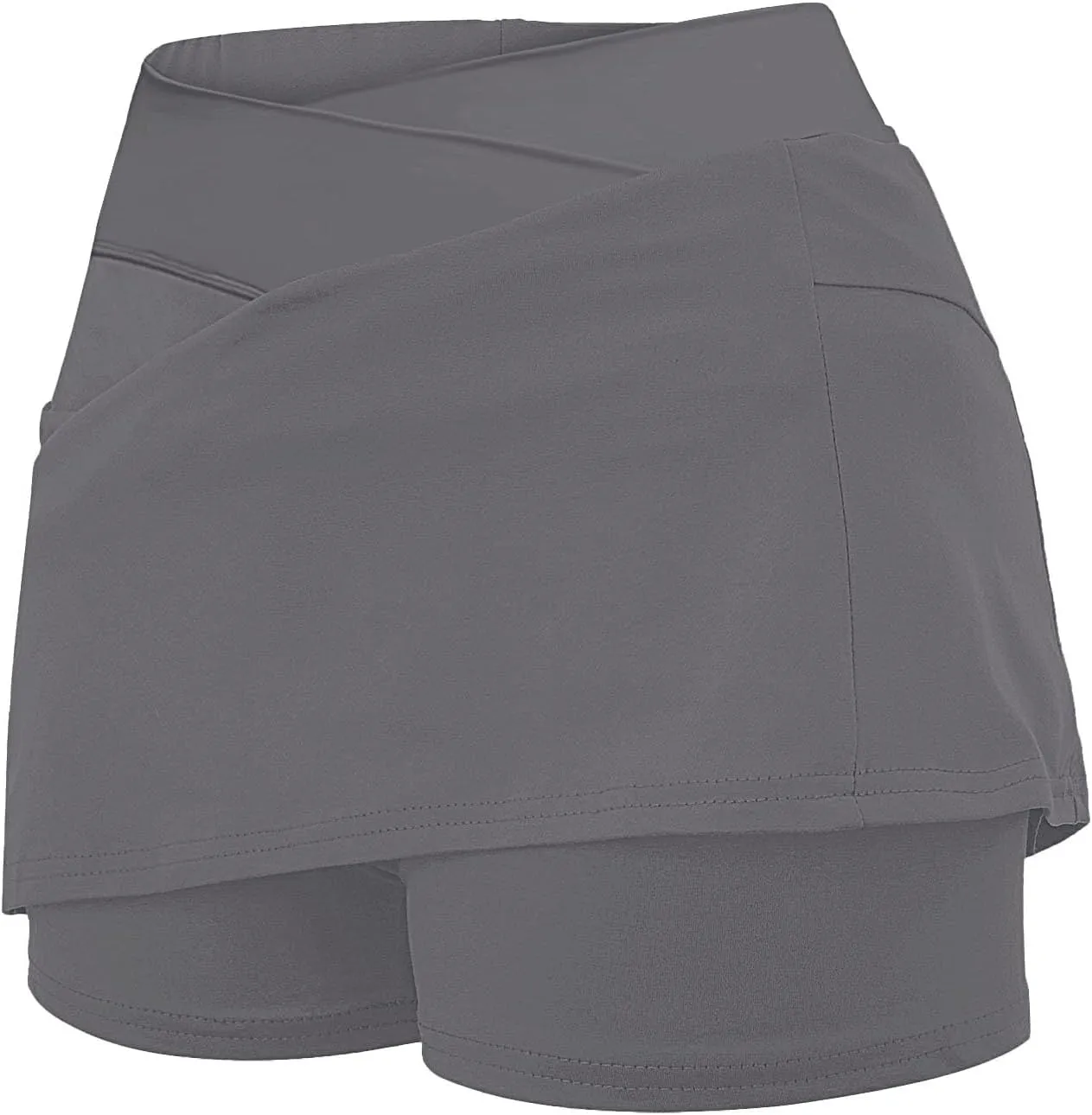 Womens Summer Tennis Skirts with Shorts Underneath,Soft, Pickleball, Athletic, Workout andLightweight with Pockets