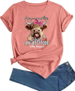 Women's T-Shirt Short Sleeve Crewneck Graphic Tees Printed Casual Summer Tops