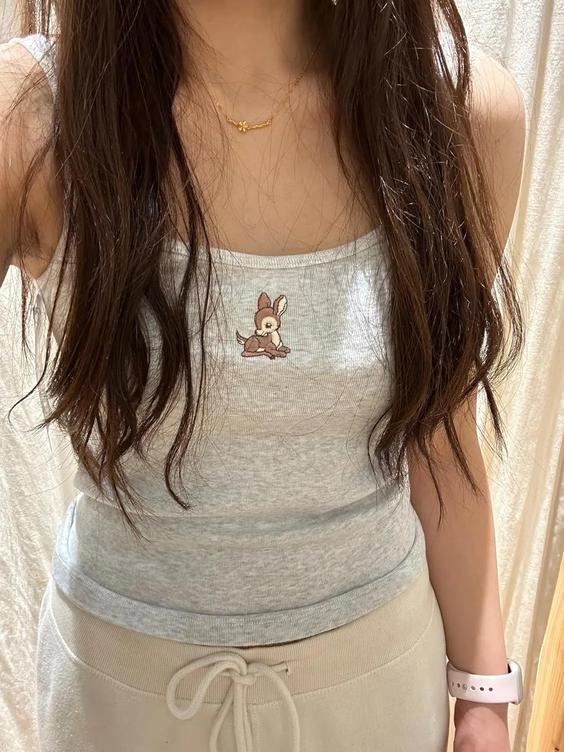 Y2k Tank Top Crop Coquette Cami Women Graphic Cute Camisole Summer Spaghetti Strap Bow Tops