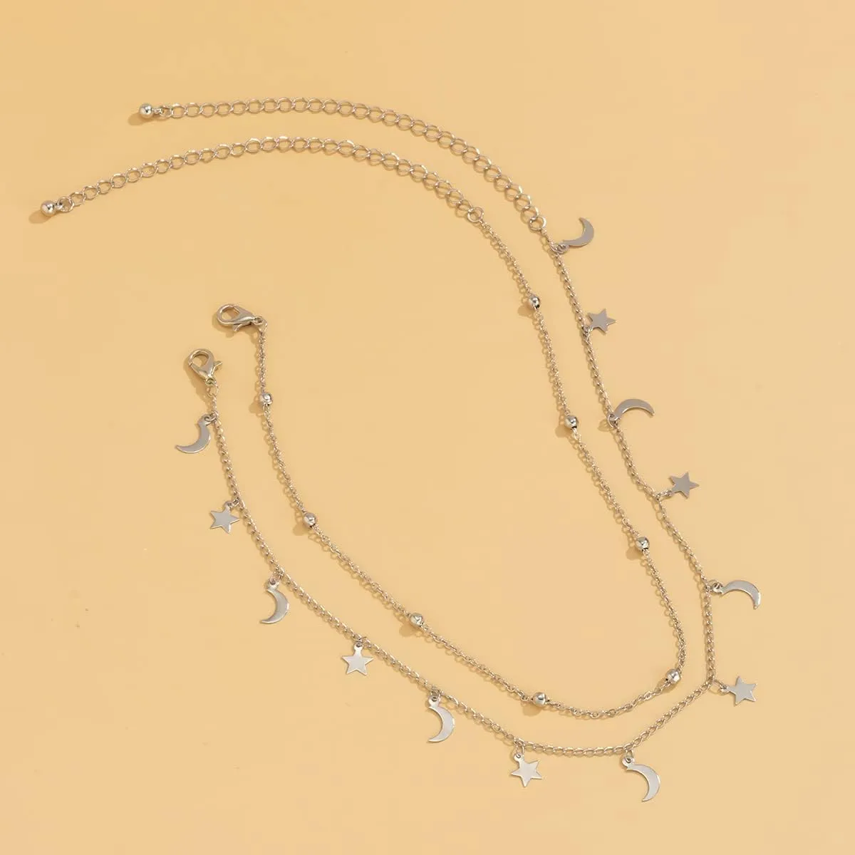 YANCHUN Layered Initial Necklaces for Women Charm Choker Necklace Women's Jewelry Letter A-Z Dainty Gold Necklace Initial Necklaces Summer Serfer Beach Vacation Essentials