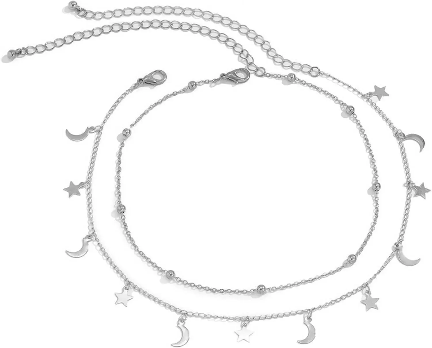 YANCHUN Layered Initial Necklaces for Women Charm Choker Necklace Women's Jewelry Letter A-Z Dainty Gold Necklace Initial Necklaces Summer Serfer Beach Vacation Essentials