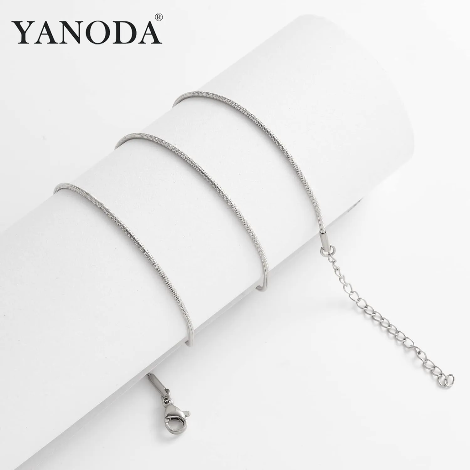 YANODA Herringbone Necklace for Women,14K Gold Necklaces for Women, Dainty Layered Gold Necklace for Women Thin Gold Snake Chain Necklaces Jewelry for Women