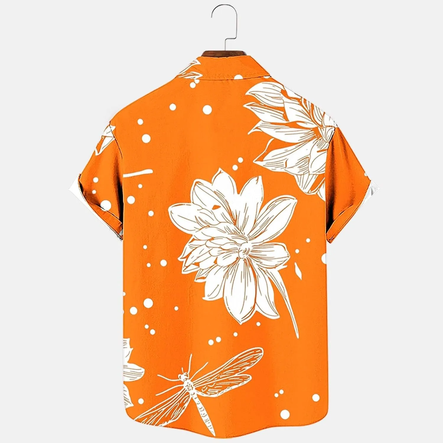 Zeiyignr Hawaiian Shirt for Men with Pocket - Short Sleeve Button Down Wrinkle-Resistant for Beach, Pool Parties, Vacation